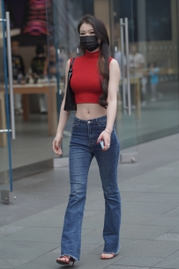 【精选街拍】Vol.2733 牛仔裤冷艳气质 [130P-1.54GB]